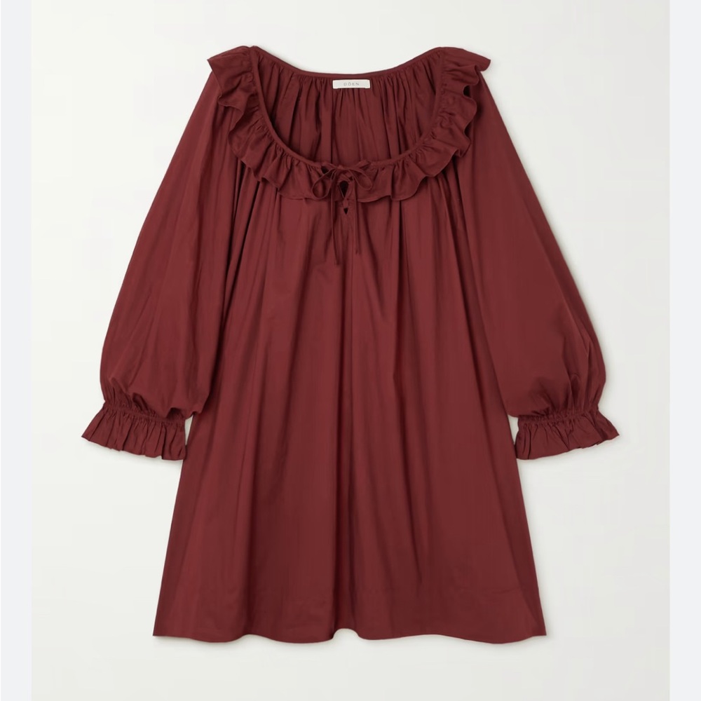Doen Jillian dress, mini, long sleeves